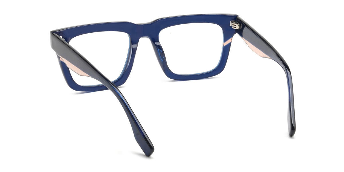 Blue Kurt Glasses - Rectangle Glasses