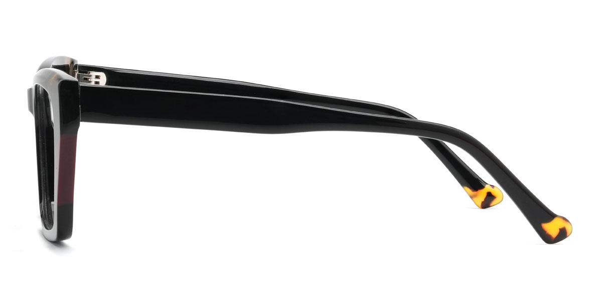 Black Tortoiseshell Percy Glasses - Rectangle Glasses