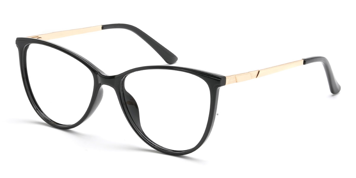 Black Winifred Glasses - Cat Eye Glasses