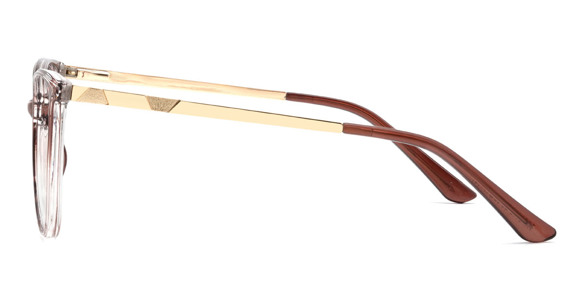 Gradient Brown Winifred Glasses - Cat Eye Glasses