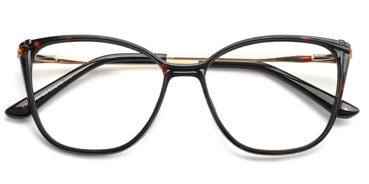 Tortoiseshell Ralph Glasses - Square Glasses