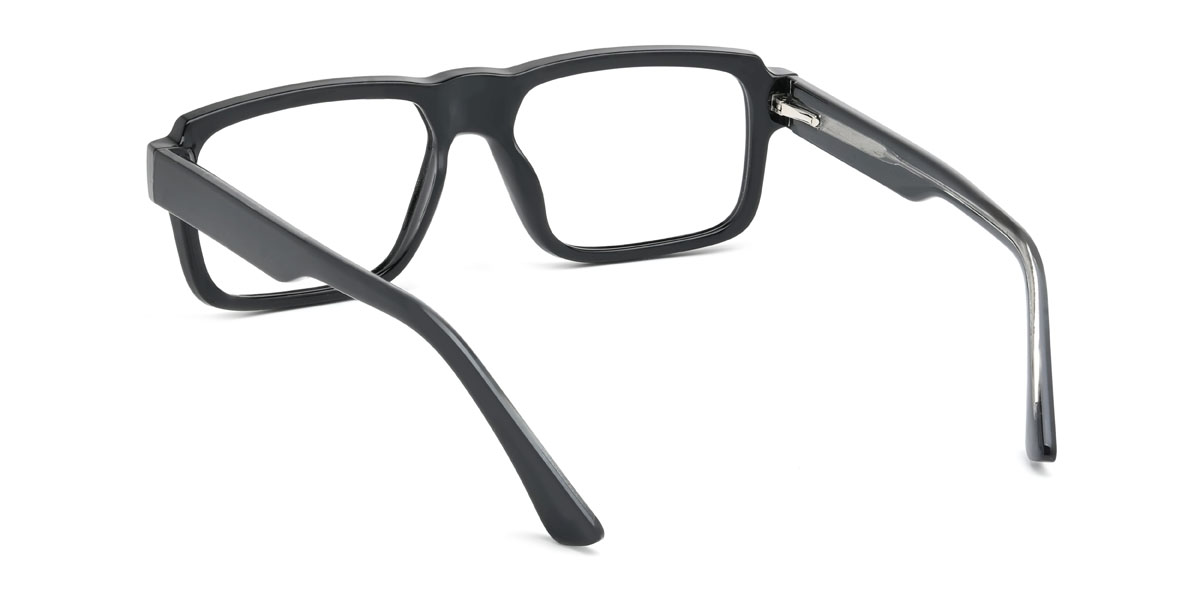Black Freddy Glasses - Rectangle Glasses