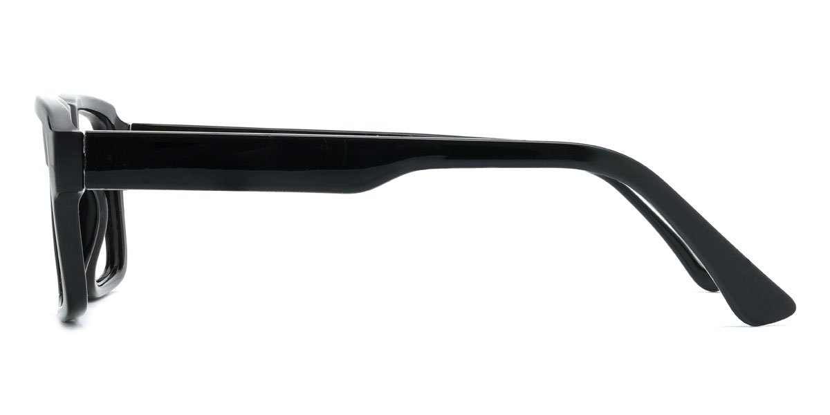Black Freddy Glasses - Rectangle Glasses