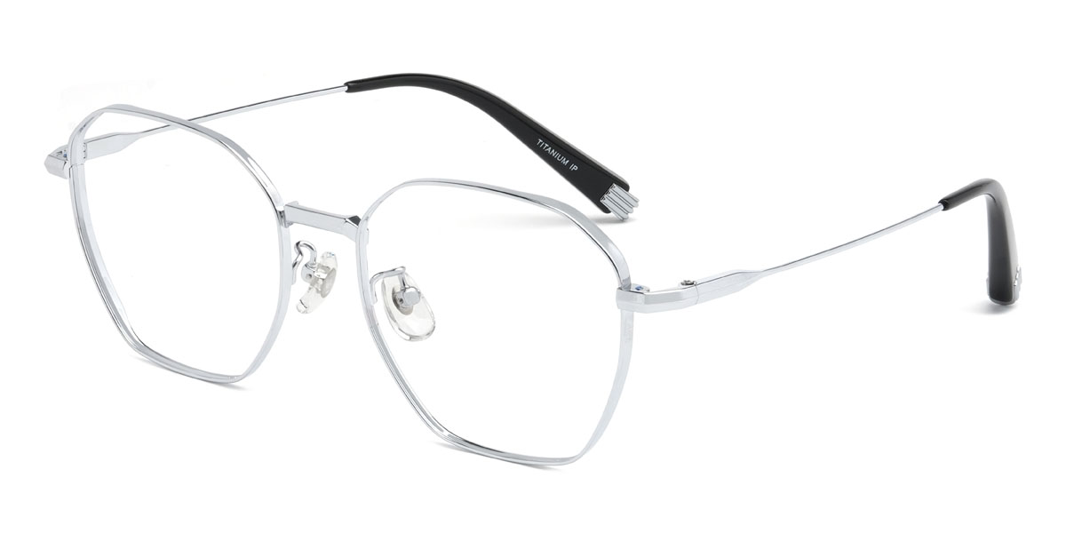 Silver Roger Glasses - Square Glasses