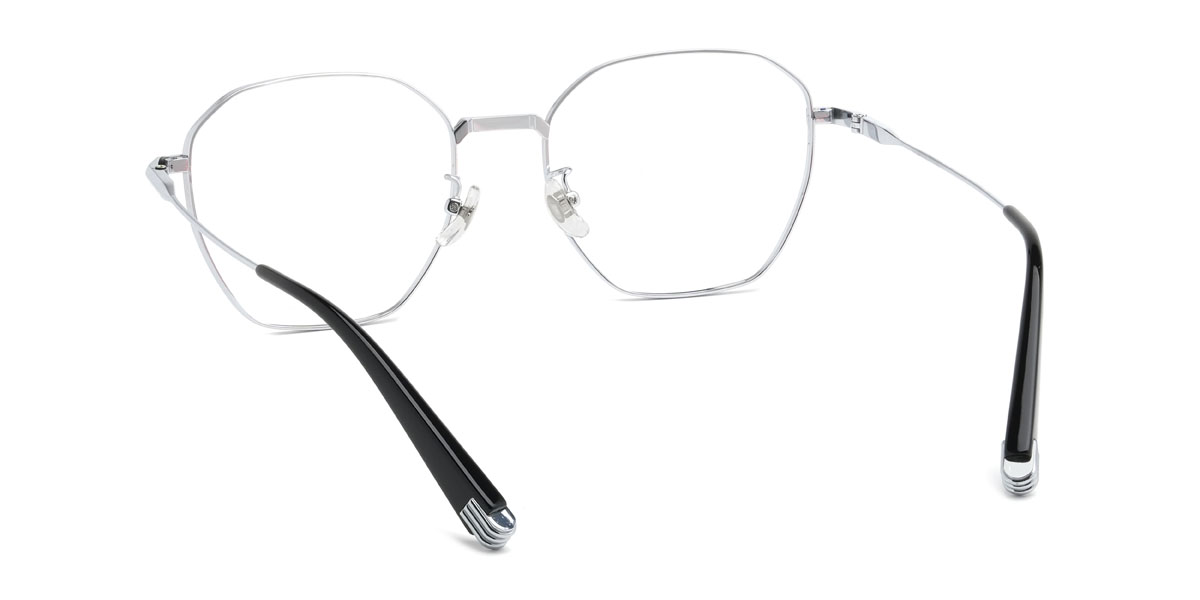 Silver Roger Glasses - Square Glasses