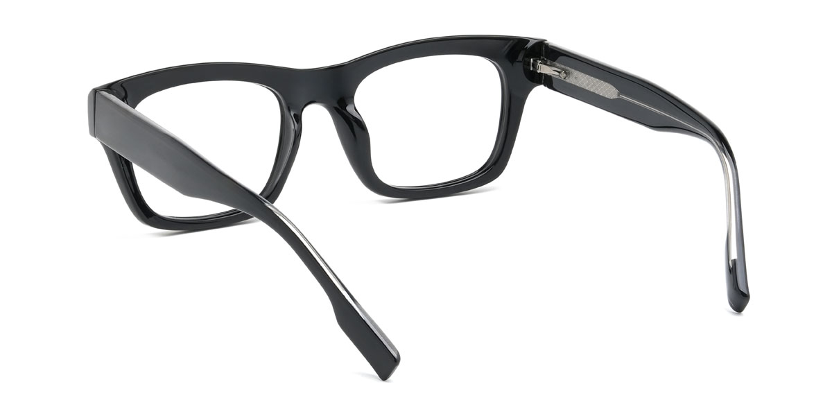 Black Shane Glasses - Rectangle Glasses
