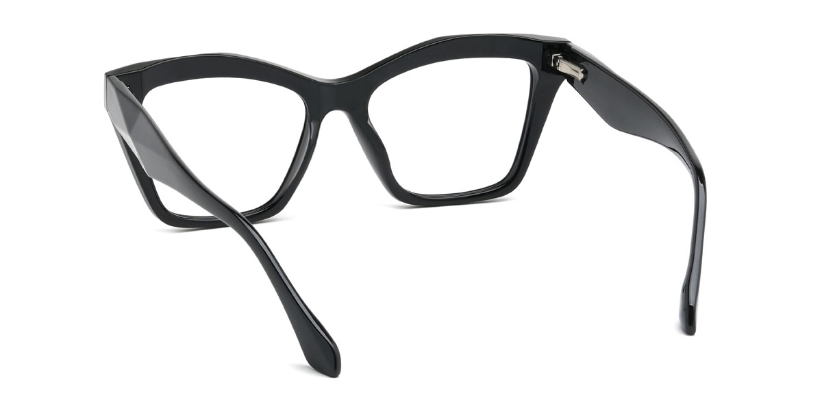 Fekete Belle Szemüveg - Cat Eye Glasses