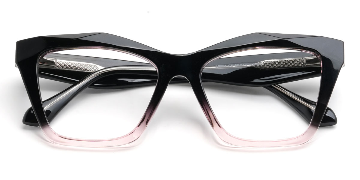 Black Pink Belle Glasses - Cat Eye Glasses