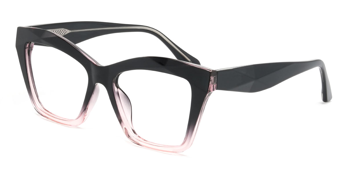Black Pink Belle Glasses - Cat Eye Glasses