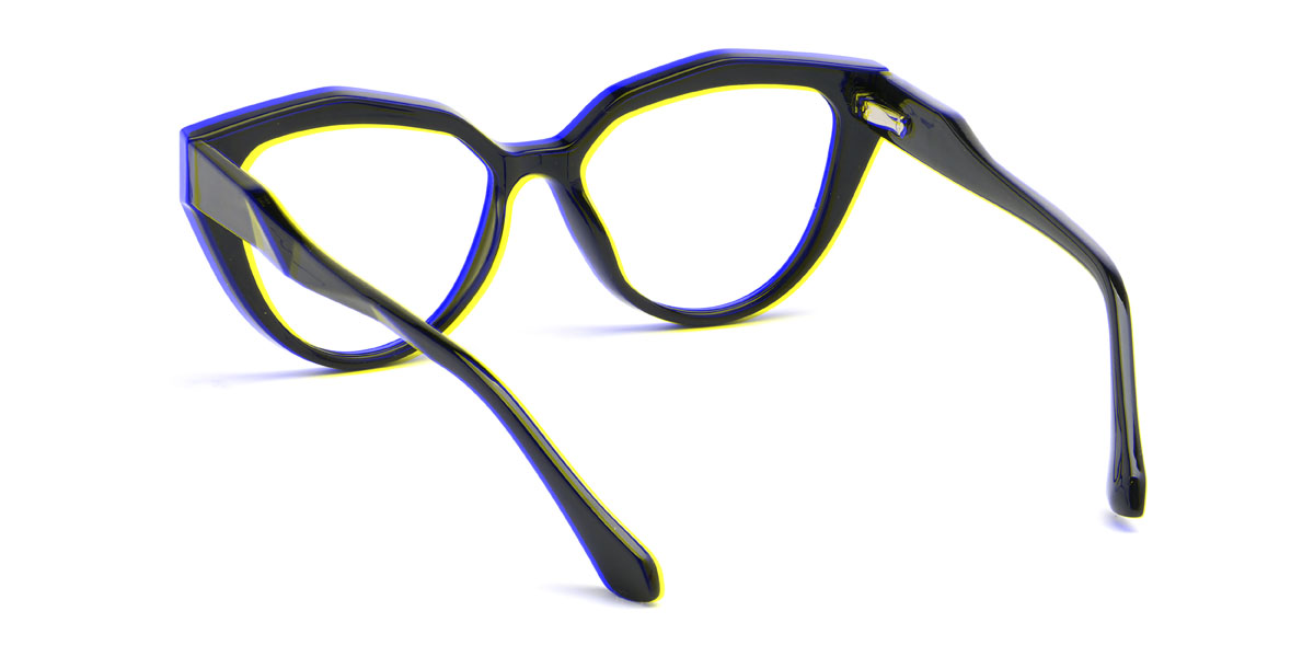 Black Cecile Glasses - Cat Eye Glasses