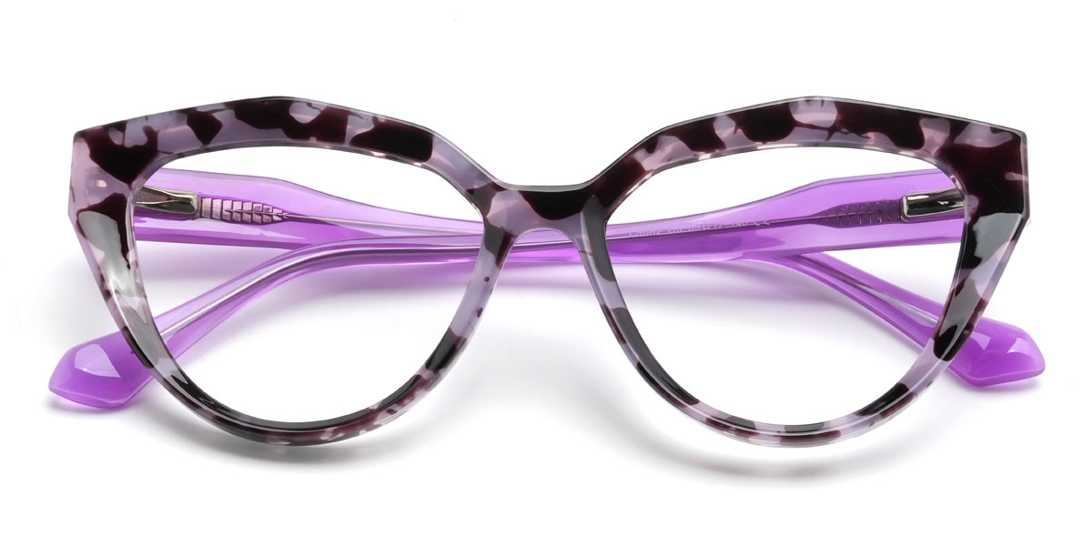 Púrpura Carey Cecile Gafas - Cat Eye Glasses