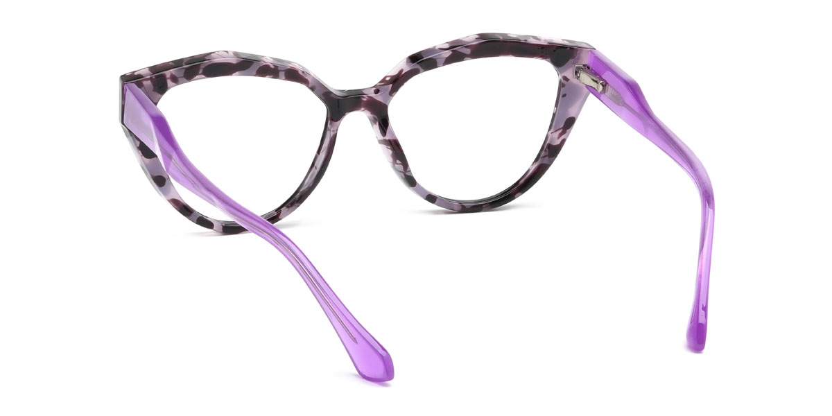 Púrpura Carey Cecile Gafas - Cat Eye Glasses