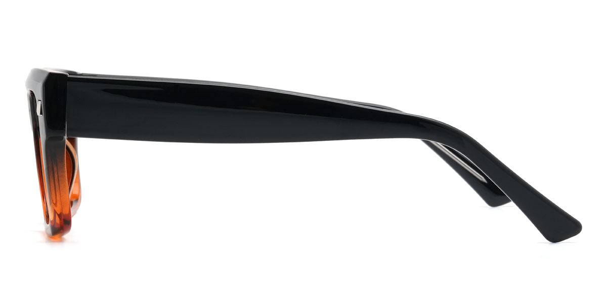 Narancssárga fekete Nichole Szemüveg - Rectangle Glasses