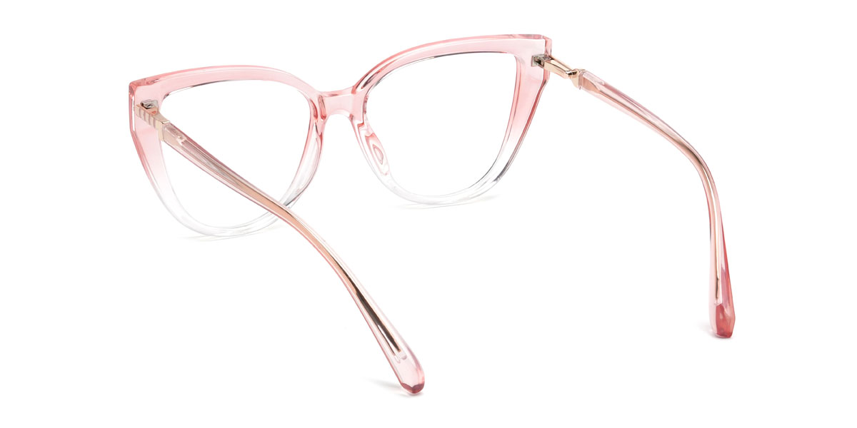 Gradient Pink Gardenia Glasses - Cat Eye Glasses