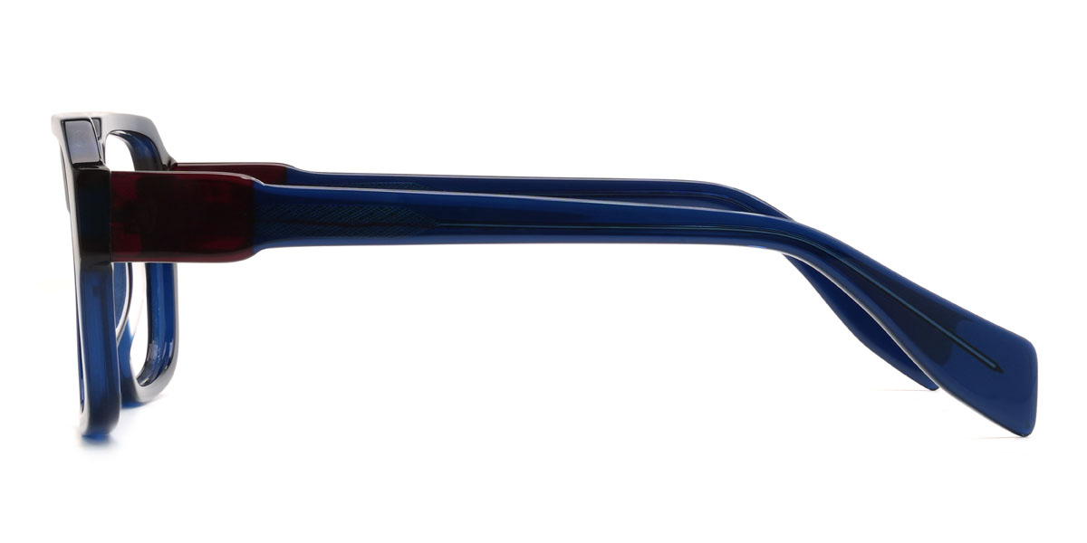 Navy Jeff Glasses - Rectangle Glasses