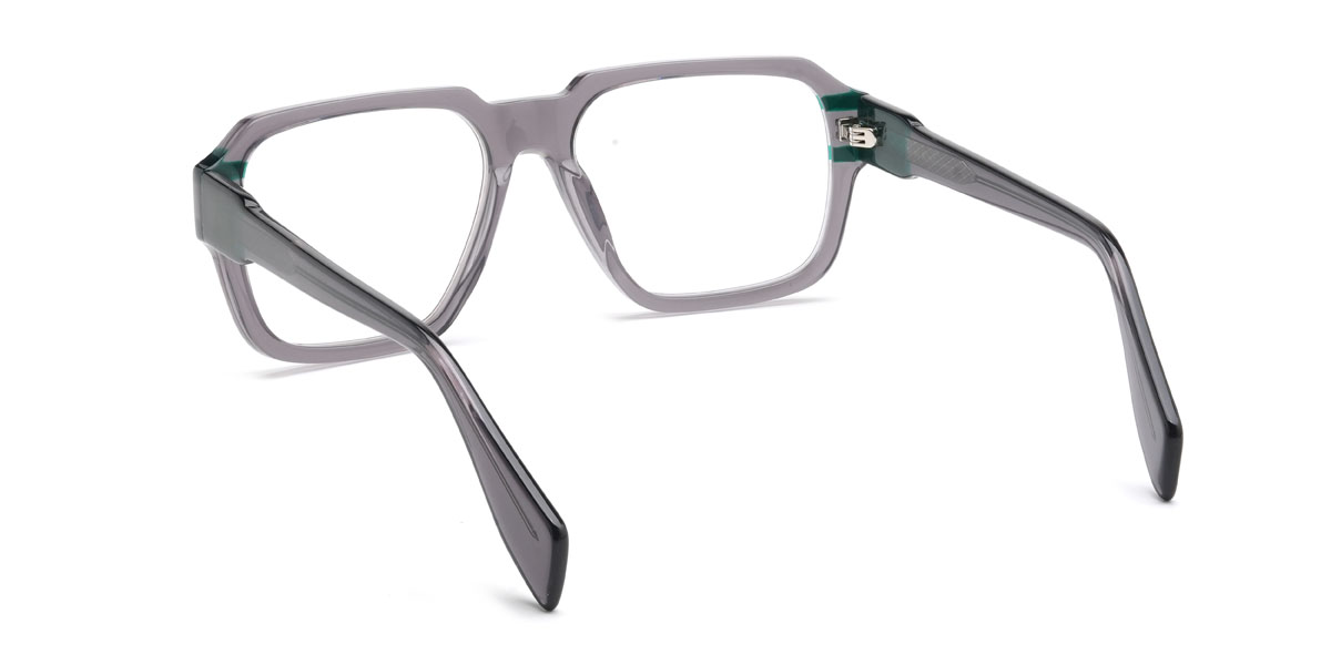 Grey Jeff Glasses - Rectangle Glasses
