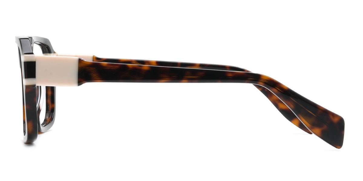 Tortoiseshell Jeff Glasses - Rectangle Glasses