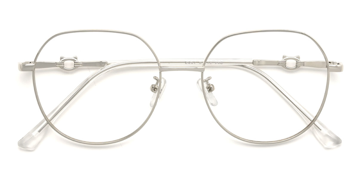 Silver Larissa Glasses - Oval Glasses