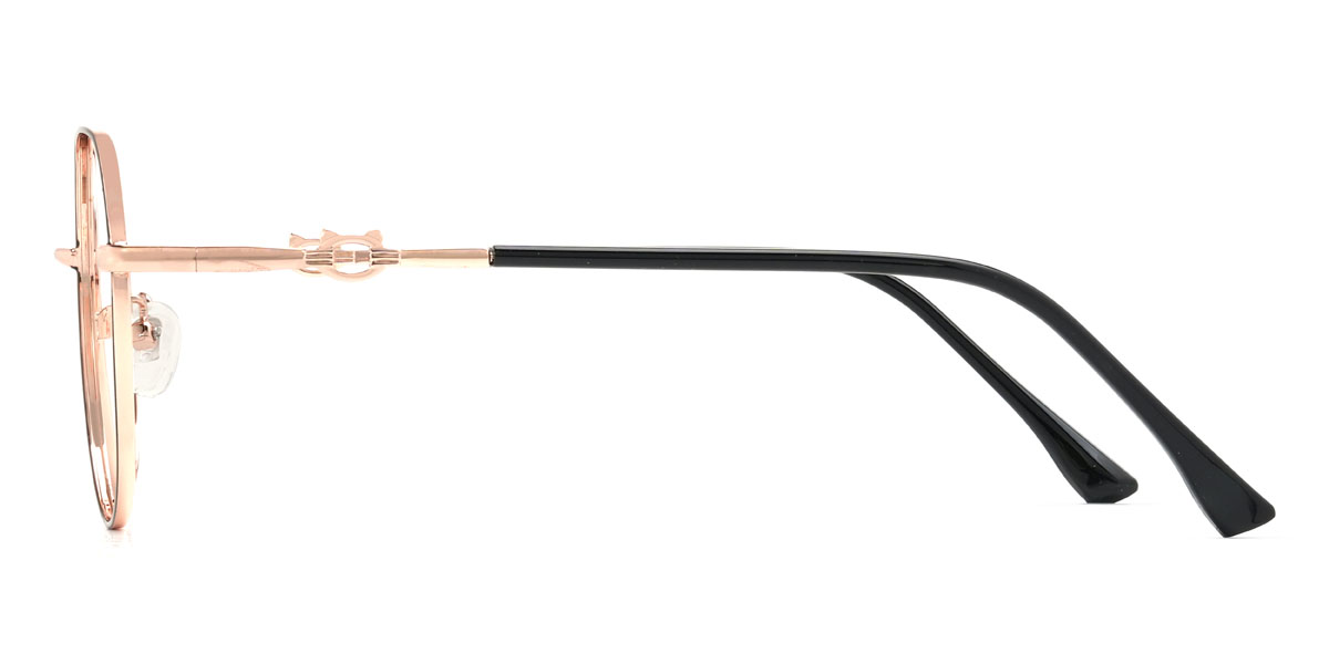 Black Larissa Glasses - Oval Glasses