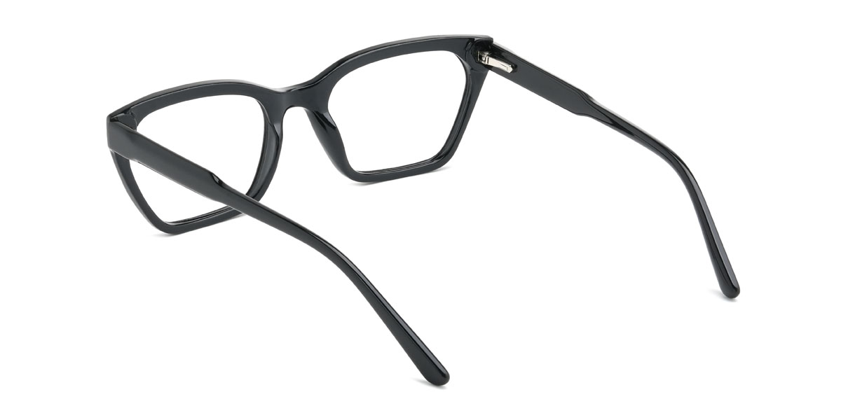 Black Kelly Glasses - Rectangle Glasses