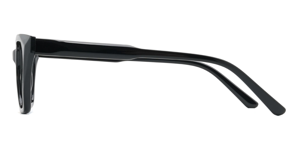 Black Kelly Glasses - Rectangle Glasses