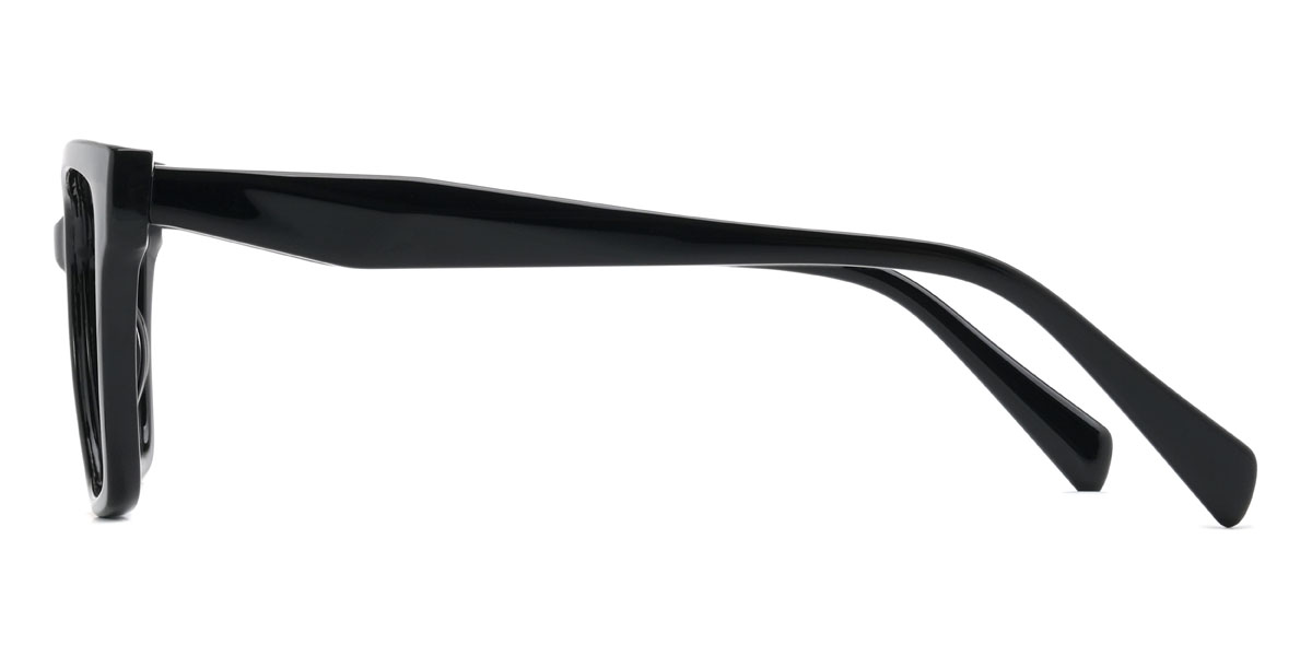 Black Heidi Glasses - Rectangle Glasses
