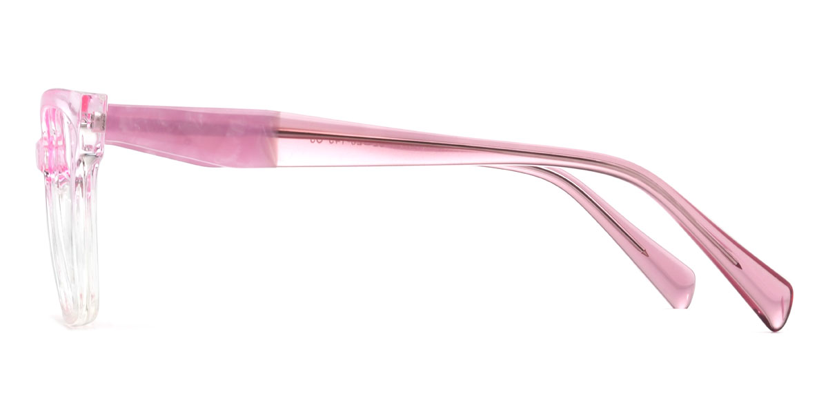 Gradient Pink Heidi Glasses - Rectangle Glasses