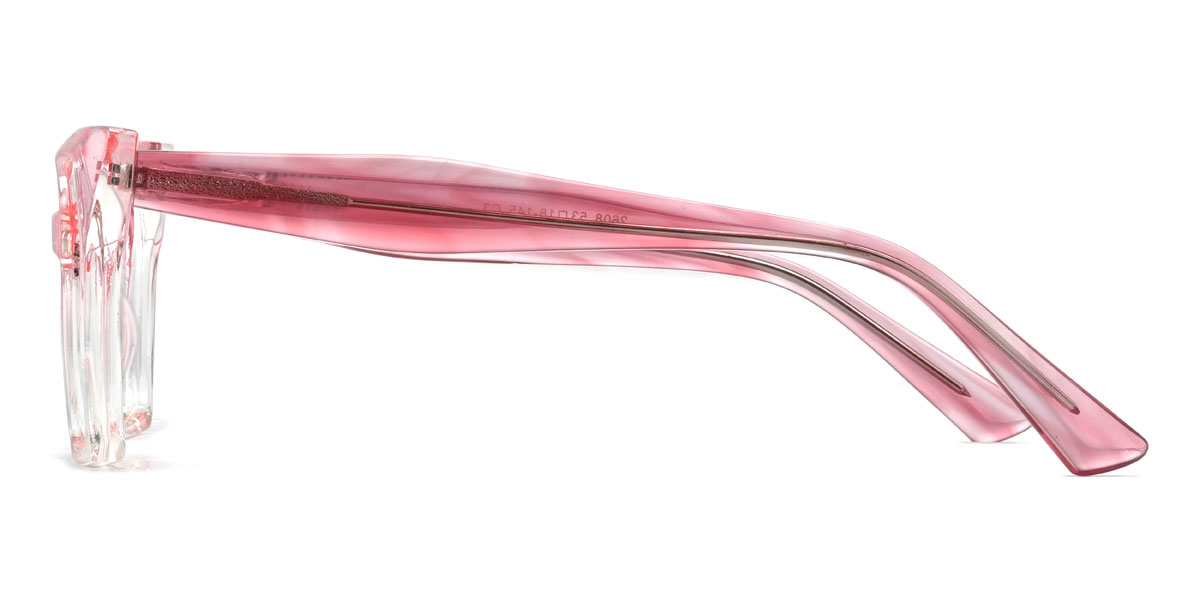 Gradient Pink Gwendolyn Glasses - Rectangle Glasses