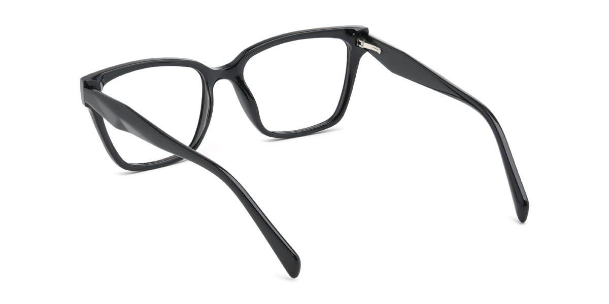 Black Harris Glasses - Rectangle Glasses