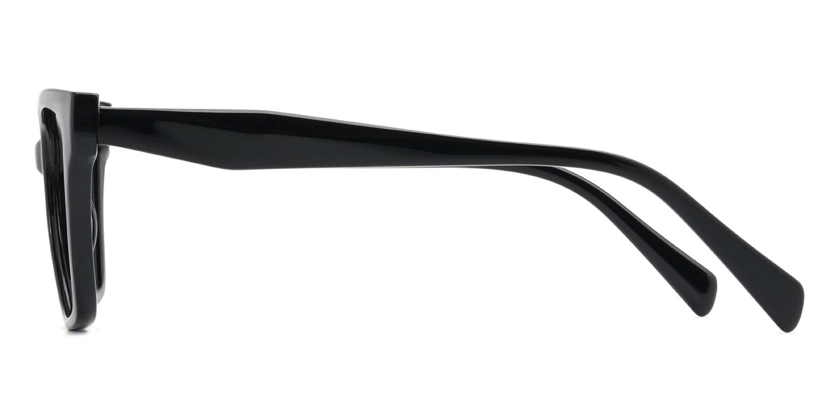 Black Harris Glasses - Rectangle Glasses