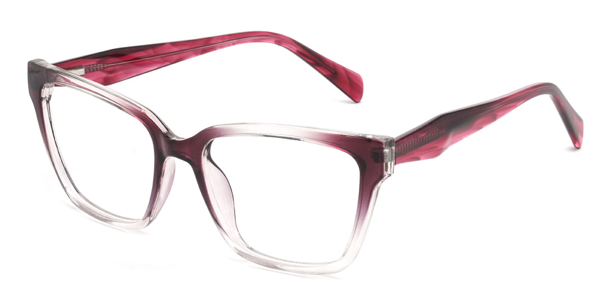 Gradient Purple Harris Glasses - Rectangle Glasses