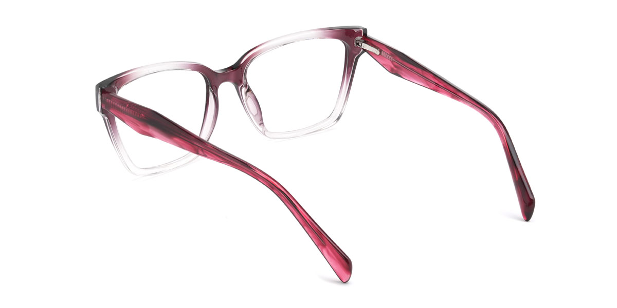 Gradient Purple Harris Glasses - Rectangle Glasses