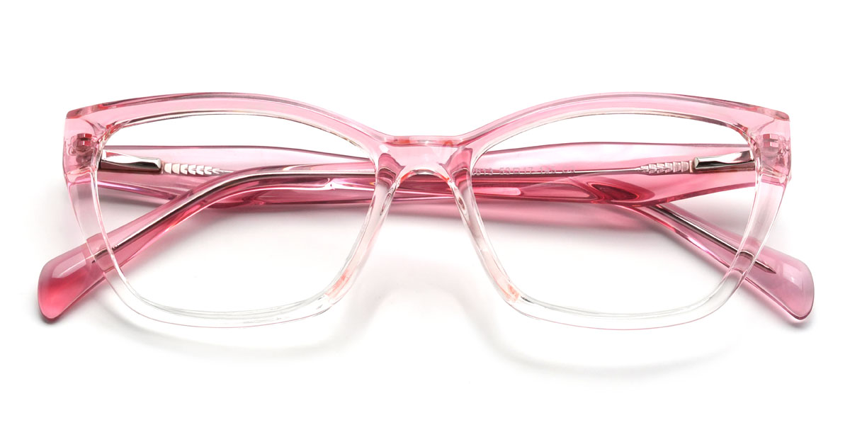 Gradient Pink Irena Glasses - Cat Eye Glasses