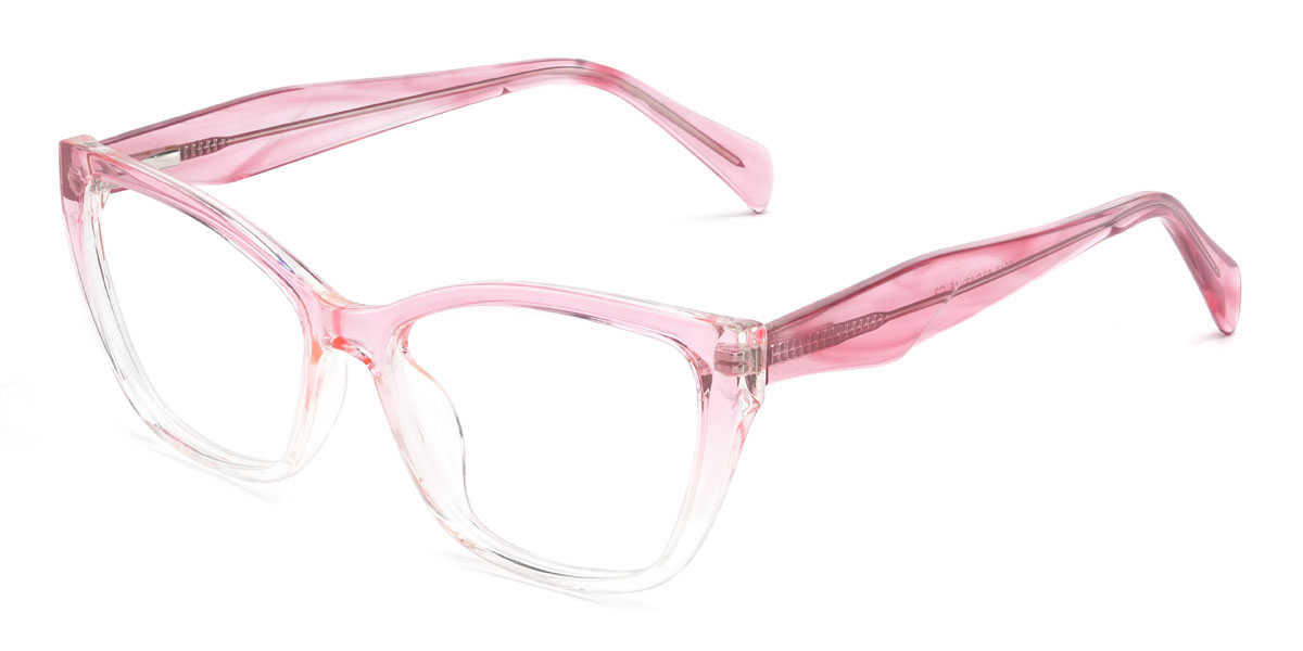 Gradient Pink Irena Glasses - Cat Eye Glasses