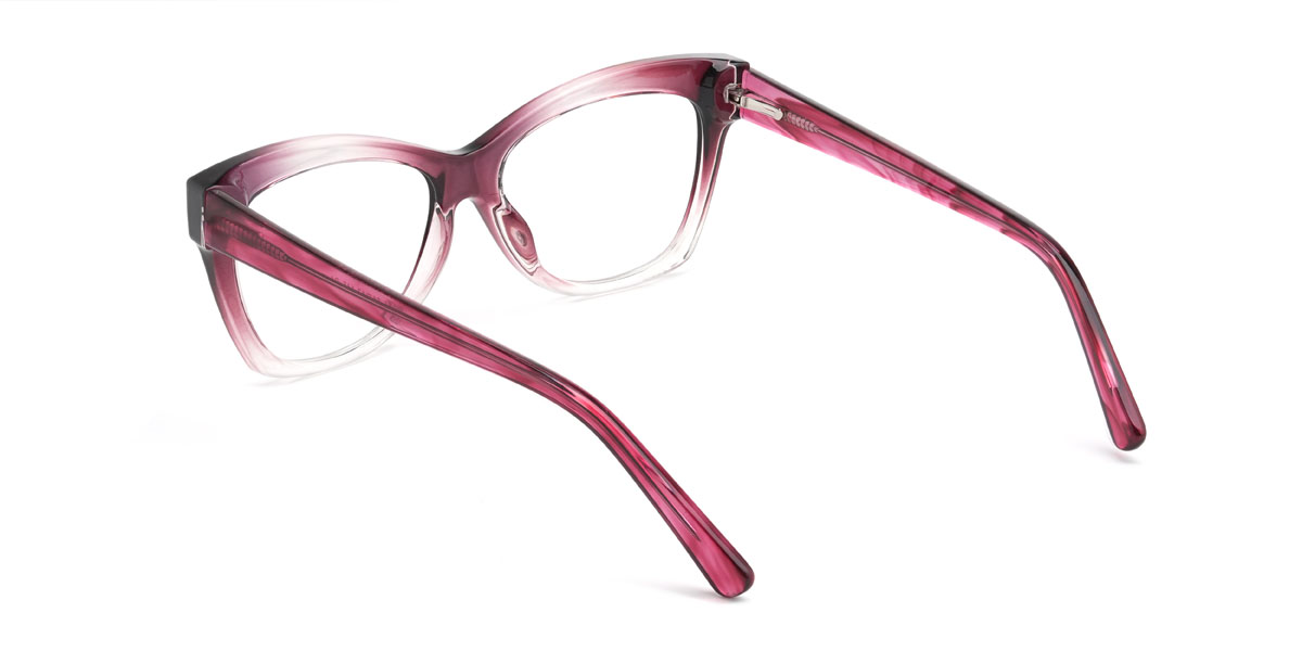 Gradient Purple Floria Glasses - Cat Eye Glasses