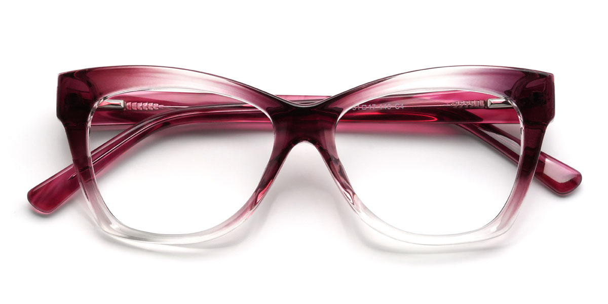 Gradient Purple Floria Glasses - Cat Eye Glasses