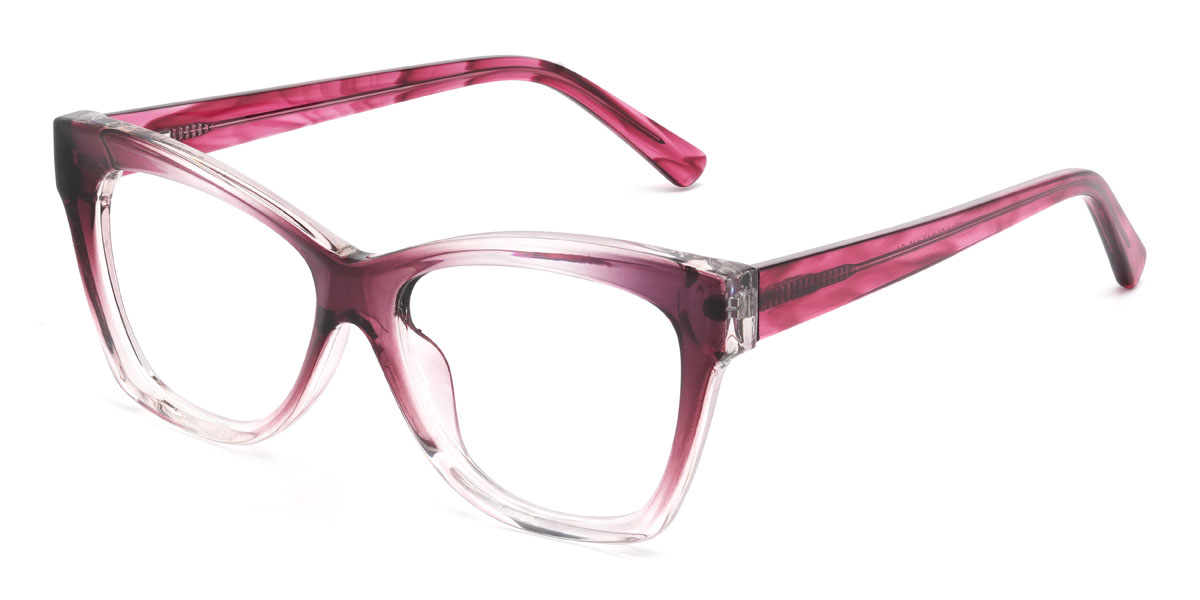 Gradient Purple Floria Glasses - Cat Eye Glasses