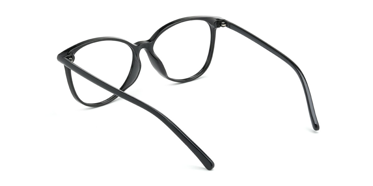 Black Quintin Glasses - Oval Glasses