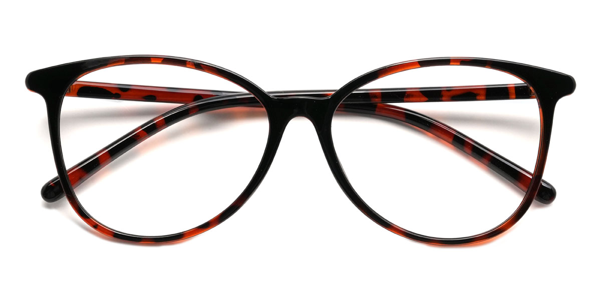 Tortoiseshell Quintin Glasses - Oval Glasses