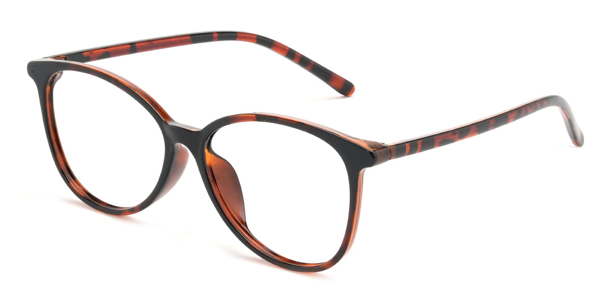 Tortoiseshell Quintin Glasses - Oval Glasses