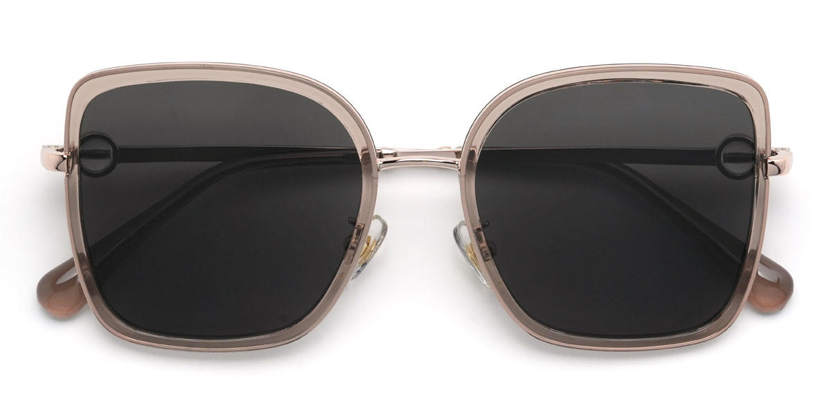 Tawny Grey Sonia Glasses - Square Sunglasses