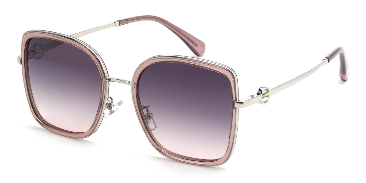 Rosa Lila Rosa Sonia Brille - Square Sunglasses