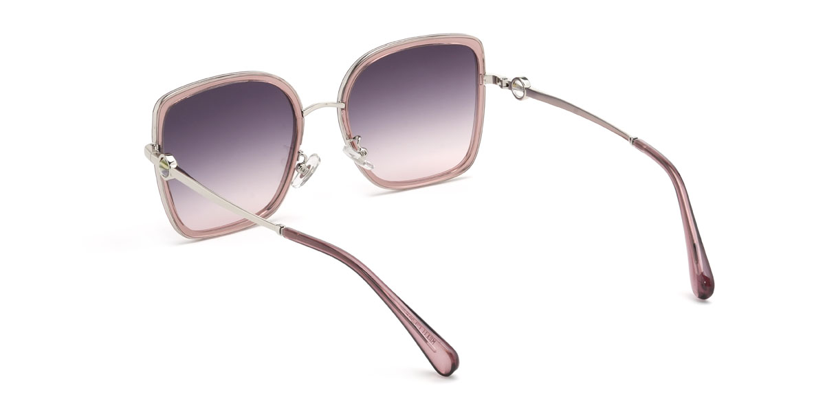 Rosa Lila Rosa Sonia Brille - Square Sunglasses