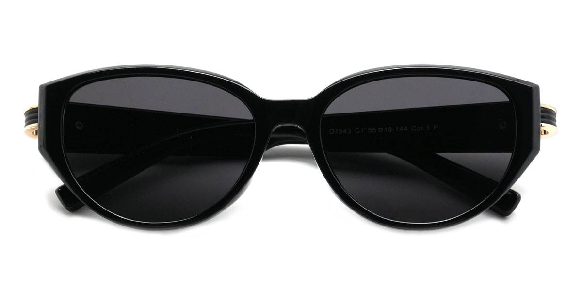 Black Grey Wendi Glasses - Cat Eye Sunglasses