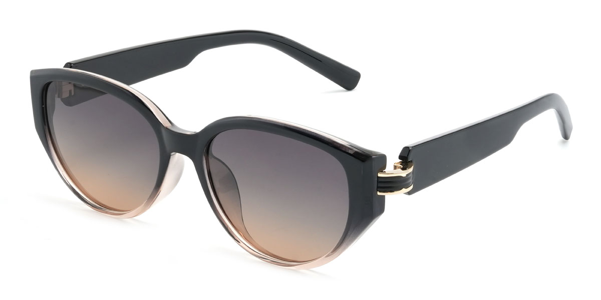 Negro leonado Marrón Wendi Gafas - Cat Eye Sunglasses