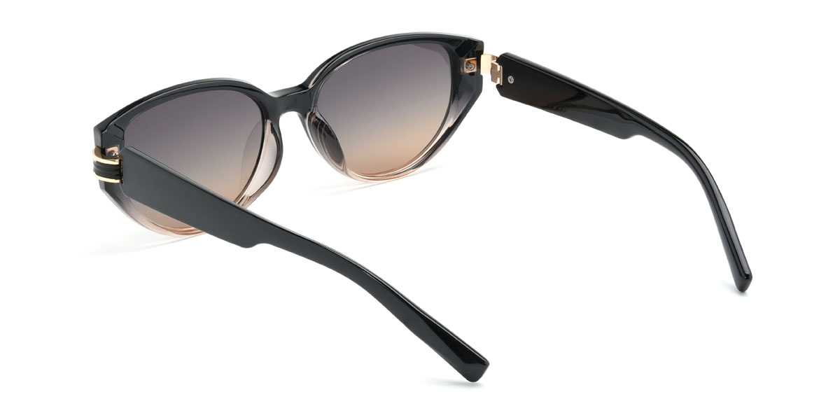 Negro leonado Marrón Wendi Gafas - Cat Eye Sunglasses