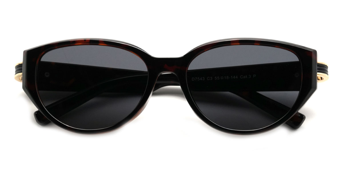 Tortoiseshell Grey Wendi Glasses - Cat Eye Sunglasses
