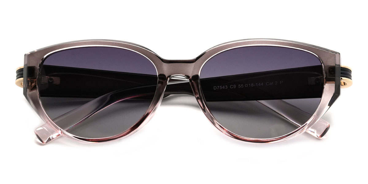 Szürke rózsaszín Gradual Purple Wendi Szemüveg - Cat Eye Sunglasses