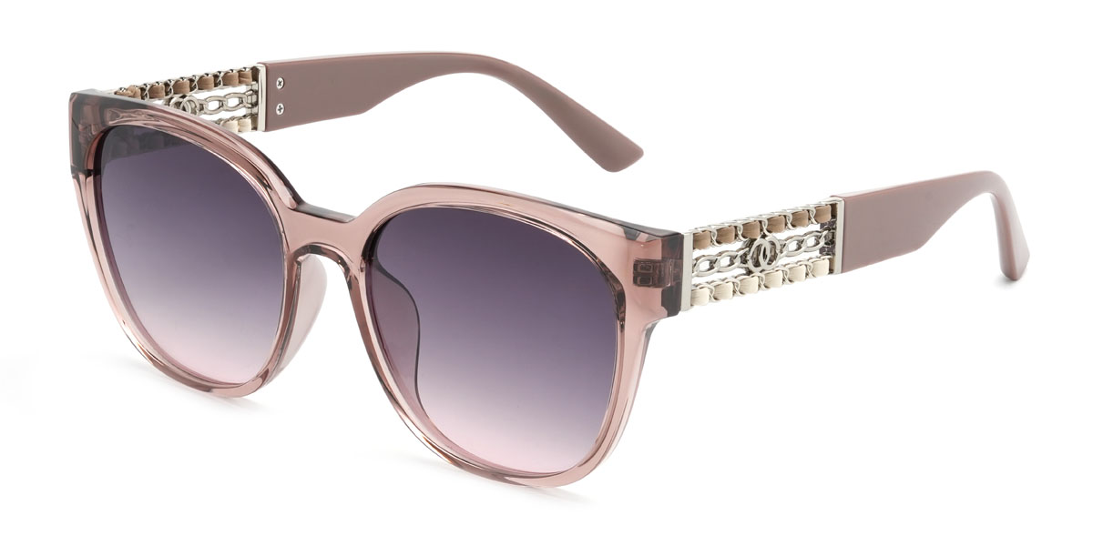 Rosa Lila Rosa Ksenija Brille - Square Sunglasses