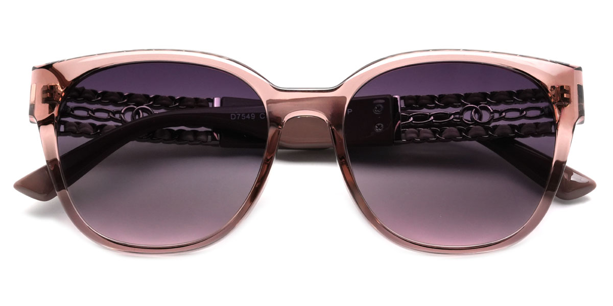 Rosa Lila Rosa Ksenija Brille - Square Sunglasses